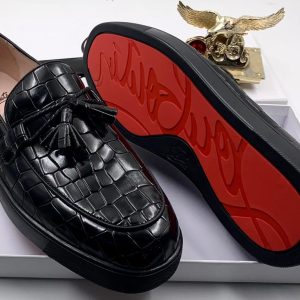 Gucci Men Scale Black Sole Shoe