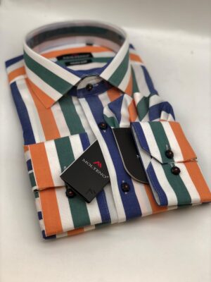 Men Corporate Stripe Shirt